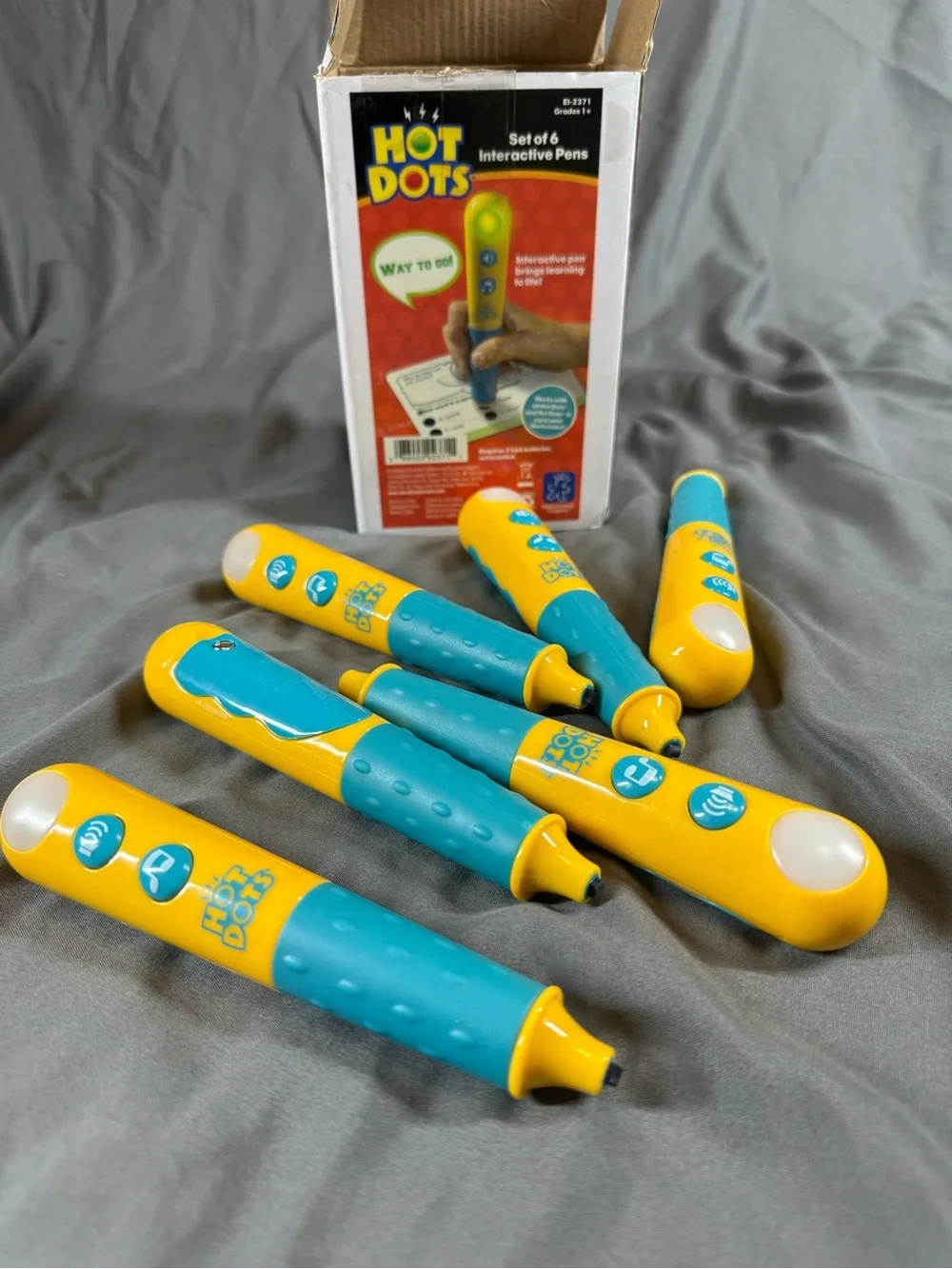 Interactive Learning Pen - Yellow and Blue